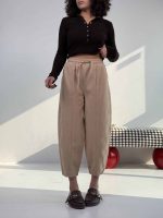 شلوار کوتاه کج راه کد 101586