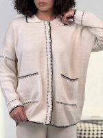 ست شومیز و شلوار بافتنی رودوخت کد 160607 - Image 2