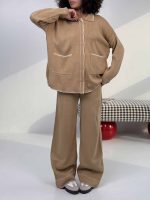 ست شومیز و شلوار بافتنی رودوخت کد 160607 - Image 9