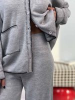 ست شومیز و شلوار بافتنی رودوخت کد 160607 - Image 20