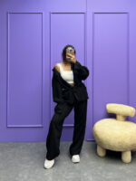 ست شومیز و شلوار دو جیب کد 120004 - Image 3