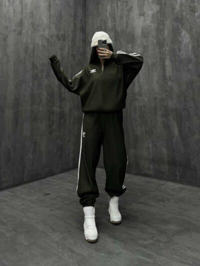 ست دورس و شلوار راه راه ADIDAS کد 160220