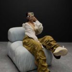 شلوار کارگو پیله ای کد 100255