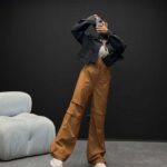 شلوار کارگو پیله بند دار کد 100278