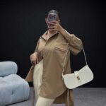 شومیز جیب دوبل کد 220109