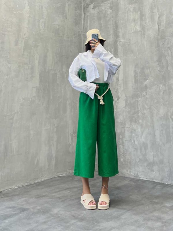 شلوار بند کنفی کد 100383