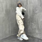 شلوار کارگو جیب گت کد 100385