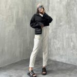 شلوار مام دمپا دکمه کد 100346