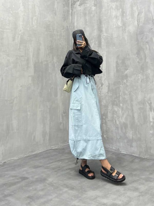 دامن کارگو گت دار کد 100398