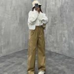 شلوار جیب کج کد 100395