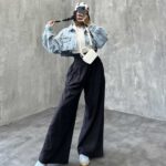 شلوار کمرکش کد 100431