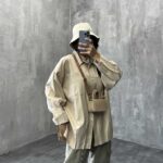 شومیز لینن آستین پیله کد 220166