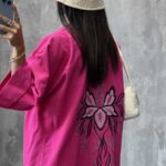 شومیز پشت گلدوزی کد 220168