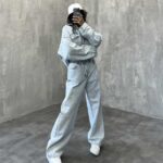 شلوار بگ ساده کد 100434