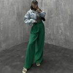 شلوار بگ کمرکش کد 100321