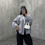 شومیز نوار دوخت کد 220197