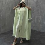 پیراهن بلند نخی کد 240080