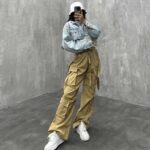 شلوار کارگو آویزدار کد 100533