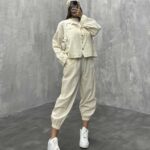 ست شومیز شلوار لینن کد 160166