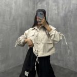 شومیز 2 جیب آستین گت کد 220186