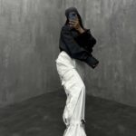 شلوار کارگو رو دوخت کد 100541