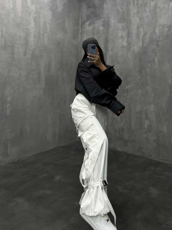 شلوار کارگو رو دوخت کد 100541