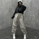 شلوار کارگو ساده TC کد 100544