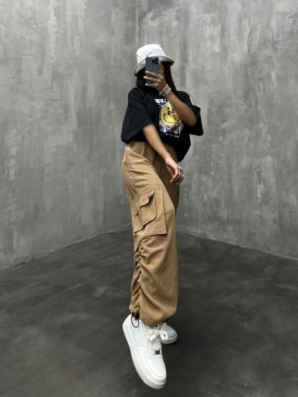 شلوار کارگو بغل گت کد 100595