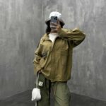 شومیز کتان تیکت دار کد 220237