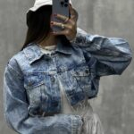 کت جین نیم تنه CA کد 120128