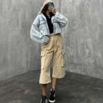 شلوار کارگو 2 جیب کد 100542