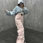 شلوار کارگو جیب پرچی کد 100614