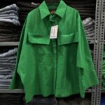 شومیز جیب پهن آستین دکمه کد 220222