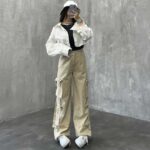 شلوار کارگو 2 زیپ کد 100653