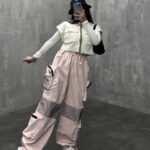 شلوار کارگو توری کد 100662