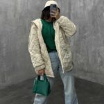 کاپشن لوزی دوزی کد 200206