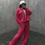 ست شومیز شلوار طرحدار کد 160181