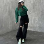 شلوار جین بگ کد 100721