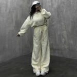 ست دورس و شلوار طرحدار کد 160191