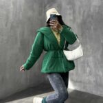 کاپشن بادکنکی کمربندی کد 200229