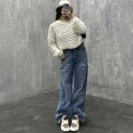 شلوار جین بگ کد 100705