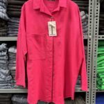 شومیز بلند 2 دکمه کد 220156