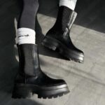 نیم بوت لژ پهن کد 140320