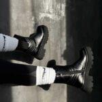 نیم بوت بغل کش زیگزاگی کد 140319