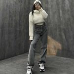 شلوار جین بگ ساده کد 100791