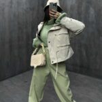 شومیز یقه بنددار کد 220238