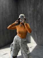 بلوز مخمل آستین بلند کد 180221 - Image 7