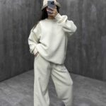 ست دورس و شلوار طرحدار کد 160202