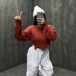 بافت نیم تنه طرحدار کد 200254