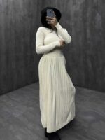 ست نیم تنه دامن بافتی کد 160205 - Image 4